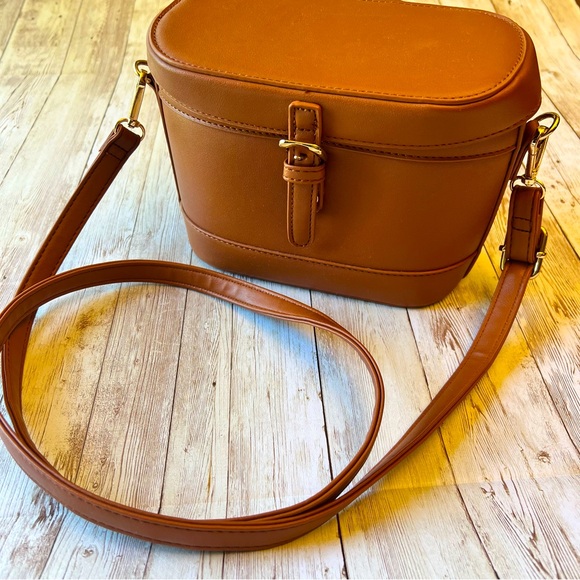 Brown box bag crossbody - Picture 8 of 9